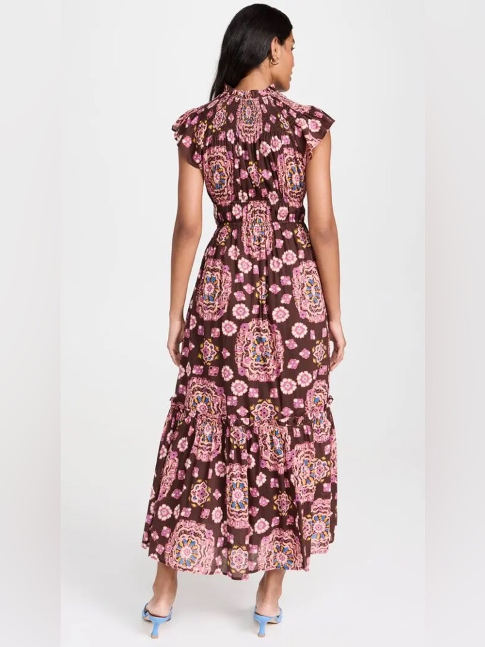 Cleobella Indira Ankle Dress in Avalon Size S - Picture 2 of 13